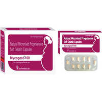 Natural Micronised Progesterone Soft Gelatin Capsules - 100 Mg Dose | Easy To Swallow, Hormonal Support For Women, Store In Dry Place
