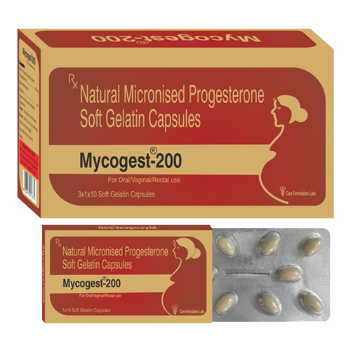 Natural Micronised Progesterone Soft Gelatin Capsules - Drug Type: General Medicines