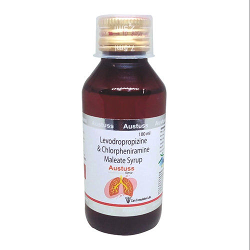 100 Ml Levodropropizine And Chlorpheniramine Maleate Syrup - Drug Type: General Medicines