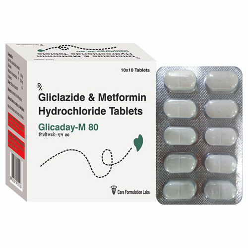 Glicaday-M 80 Gliclazide And Metformin Hydrochloride Tablets