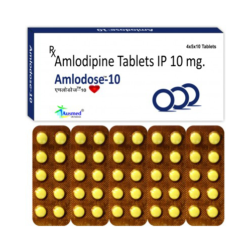 10 Mg Amlodipine Tablets Ip - Drug Type: General Medicines