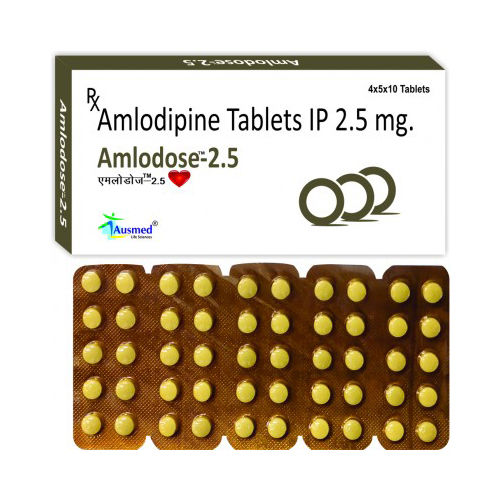 2.5 Mg Amlodipine Tablets Ip - Drug Type: General Medicines