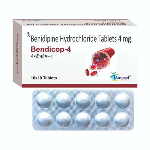 4 Mg Benidipine Hydrochloride Tablets - Drug Type: General Medicines