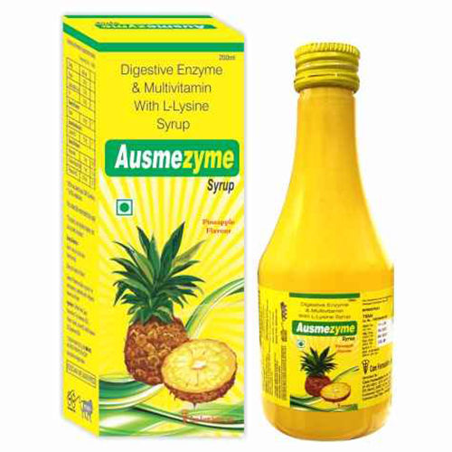 200 Ml Digestive Enzyme And Multivitamin With L-Lysin Syrup - Age Group: Suitable For All Ages