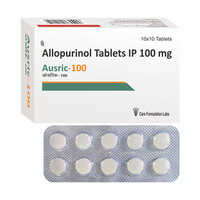 Allopurinol Tablets Ip - 100 Mg General Medicine | Suitable For All, Reduces Uric Acid Levels, Prevents Gout Attacks