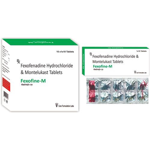 Fexodenadine Hydrochloride And Montelukast Tablets