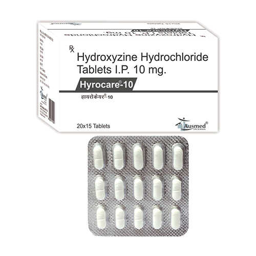 10 Mg Hydroxyzine Hydrochloride Tablets Ip - Drug Type: General Medicines