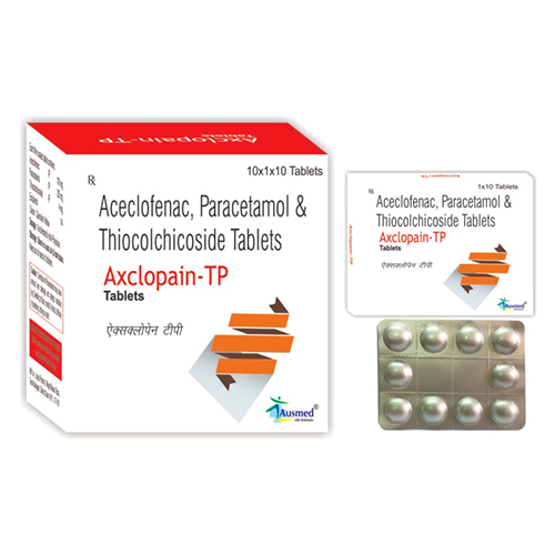 Axclopain-TP Aceclofenac Paracetamol And Thiocolchiocoside Tablets