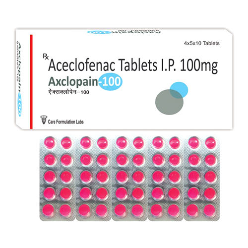 100 Mg Aceclofenac Tablets Ip - Drug Type: General Medicines