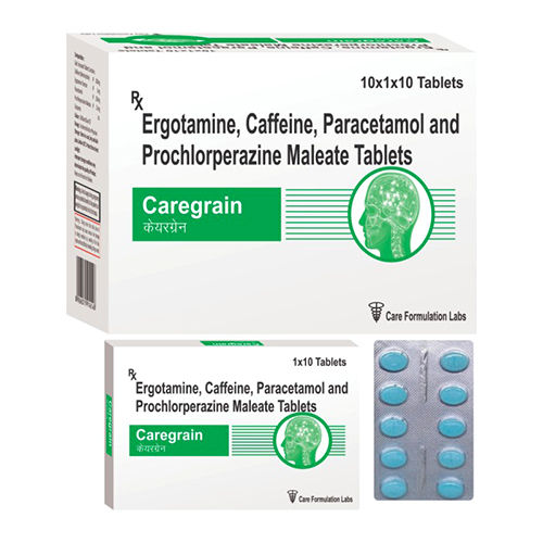 ErgotamineCaffeine Paracetamol And Prochlorperazine Maleate Tablets