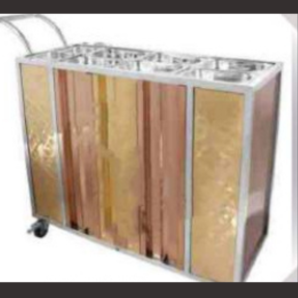 Stainless Steel Food Serving Trolley