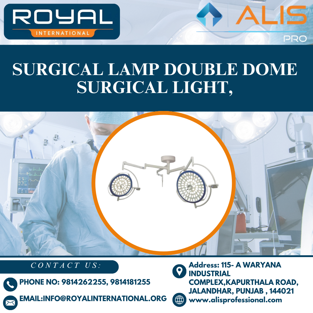 Surgical Lamp Double Dome Surgical Light, - Instruments Type: Lighting