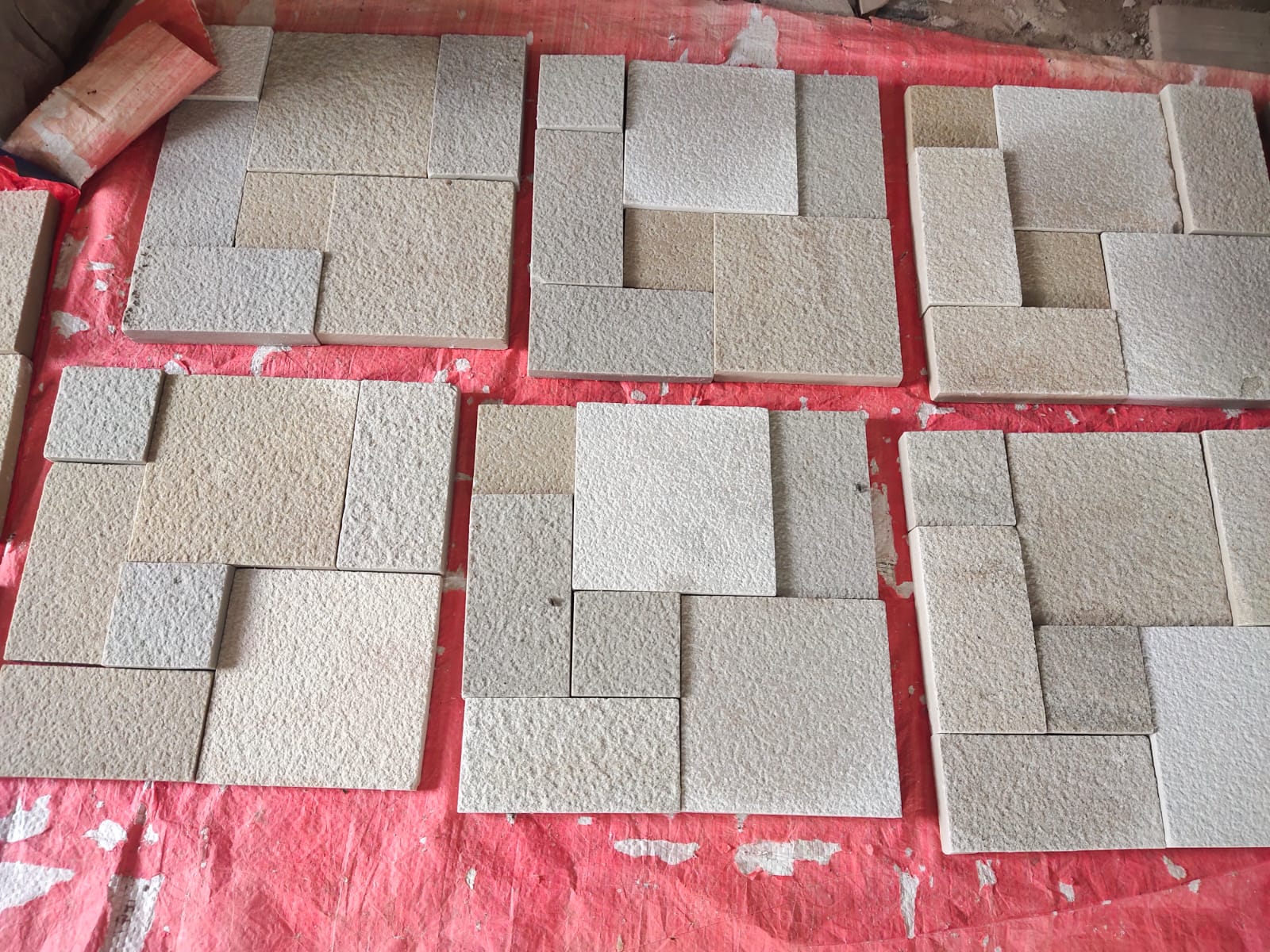 Sandstone Sand Blast Wall Claddings - Application: Construction