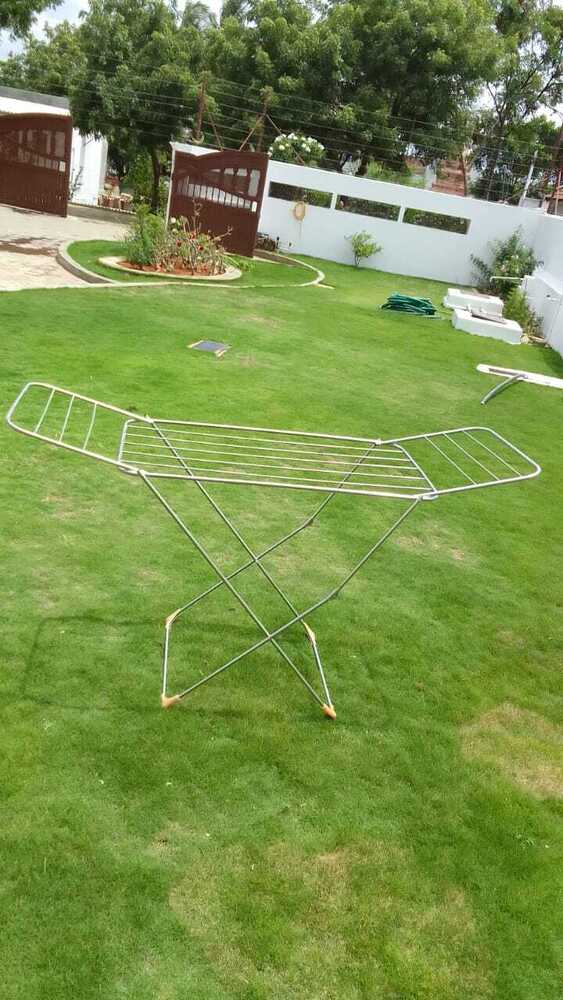 Stainless steel floor mounted cloth drying hangers