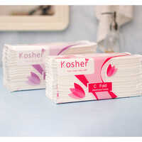 C Fold Washroom Towels - Color: White