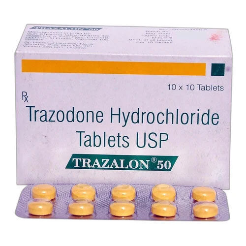 50Mg Trazalon Trazodone Hydrochloride Tablets - Drug Type: General Medicines