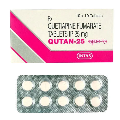 25Mg Qutan Quetiapine Tablets - Drug Type: General Medicines