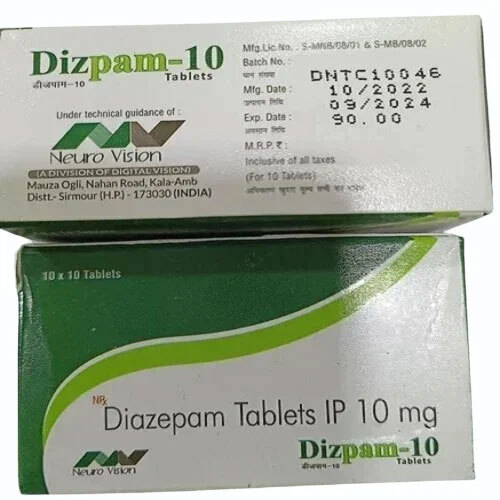10mg Dizpam Dia-zepam Tablets