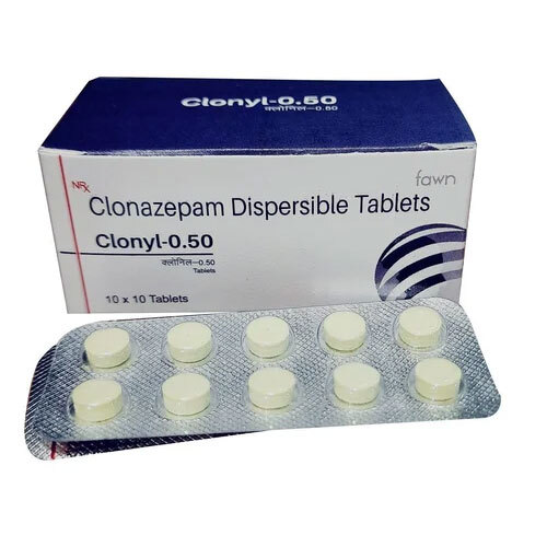 0.50mg Clonyl Clona-zepam Tablets
