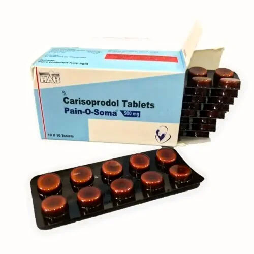 500mg Pain O SomaCarisoprodol Tablet