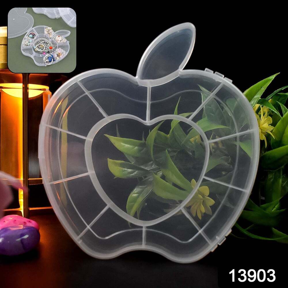 Plastic Apple Shape Jewellery Storage Boxs