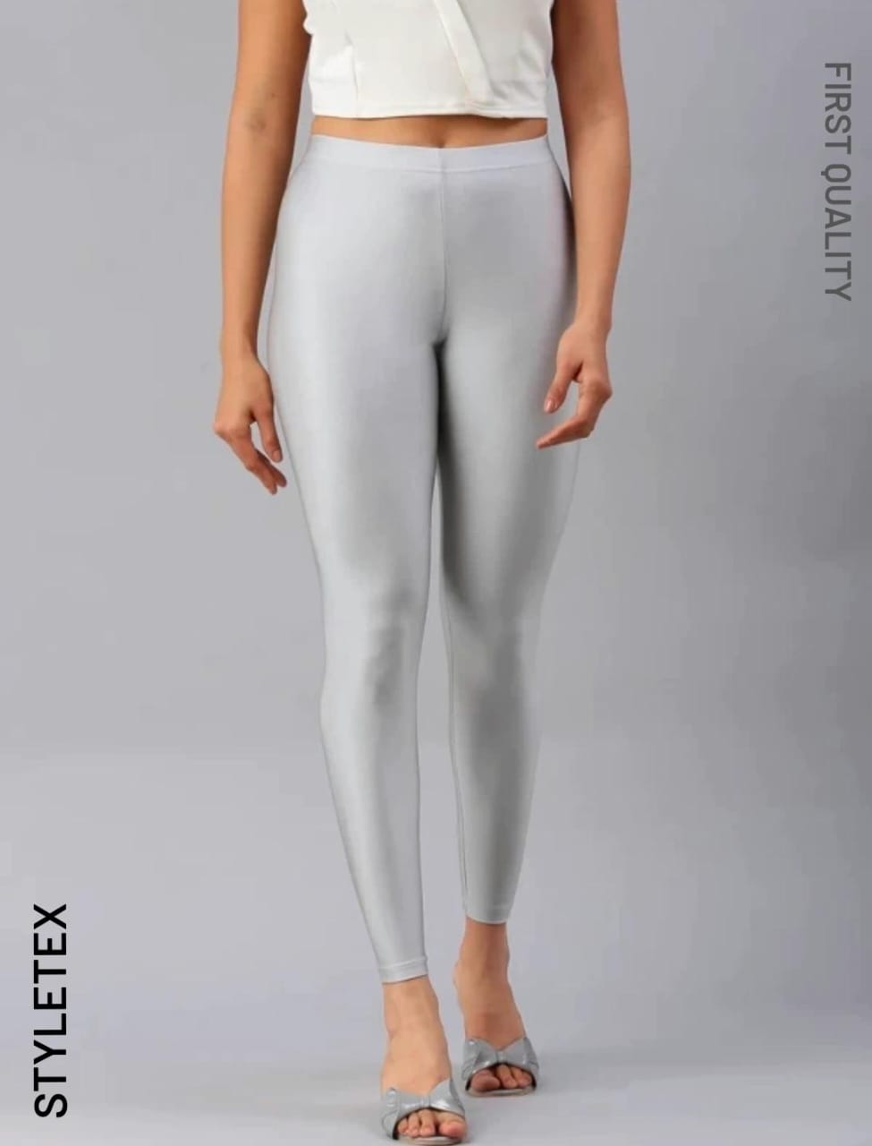 Sliver Shimmer Leggins - Gender: Women