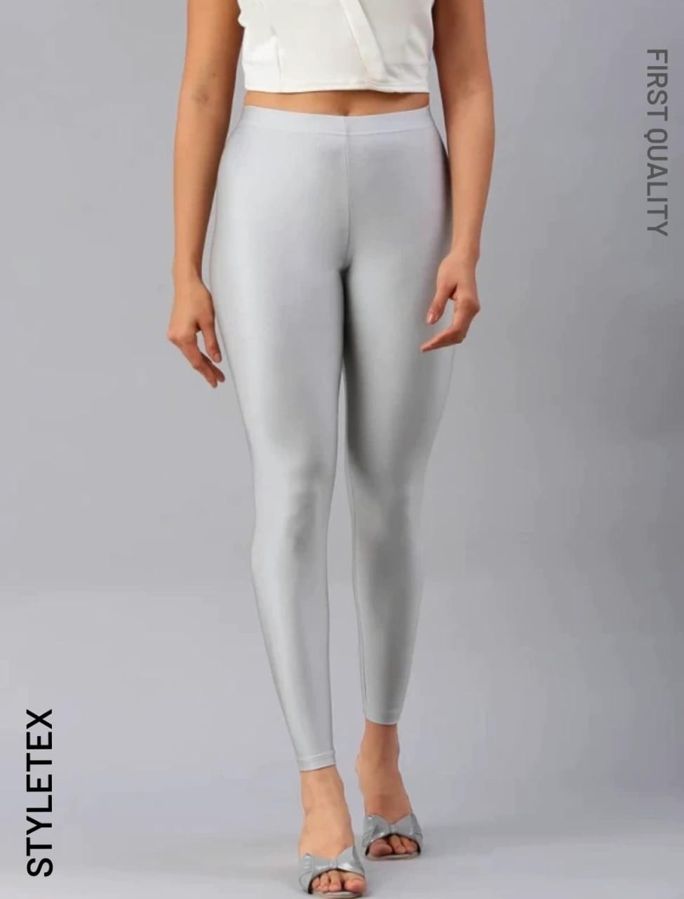 Sliver shimmer leggins