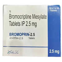 2.5mg Bromocriptine Mesylate Tablets - Storage Instructions: Cool & Dry Place