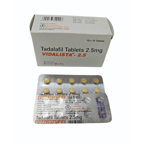 2.5Mg Tadlafil Tablets - Storage Instructions: Cool & Dry Place - Storage  Instructions: Cool & Dry Place at Best Price in Mumbai | Velocity Healthcare