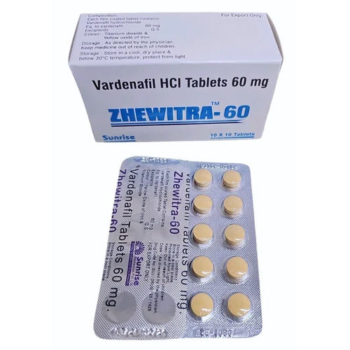 60Mg Vardeafil Hci Tablets - Storage Instructions: Cool & Dry Place