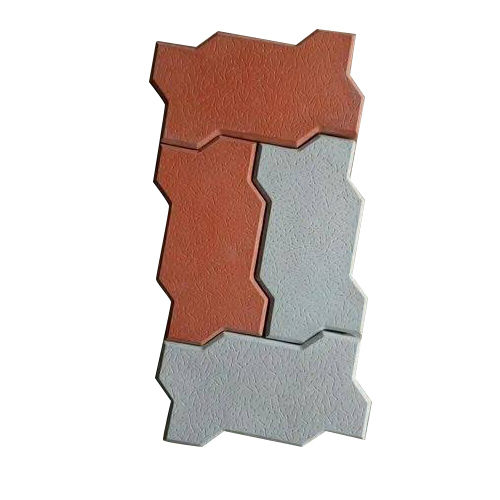 Zig-Zag Interlocking Paver Blocks - Color: As Per Requirement