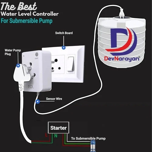 Tank Overflow Stop Water Level Controller - Application: Industrial