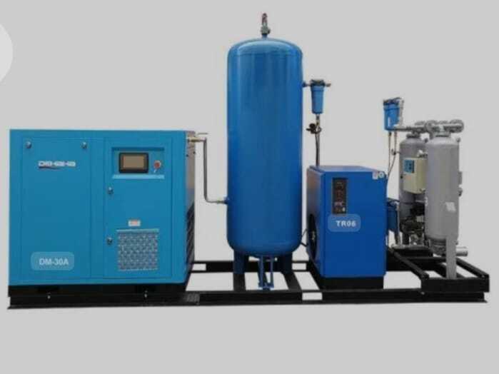 Screw Compressor - Color: Blue Black