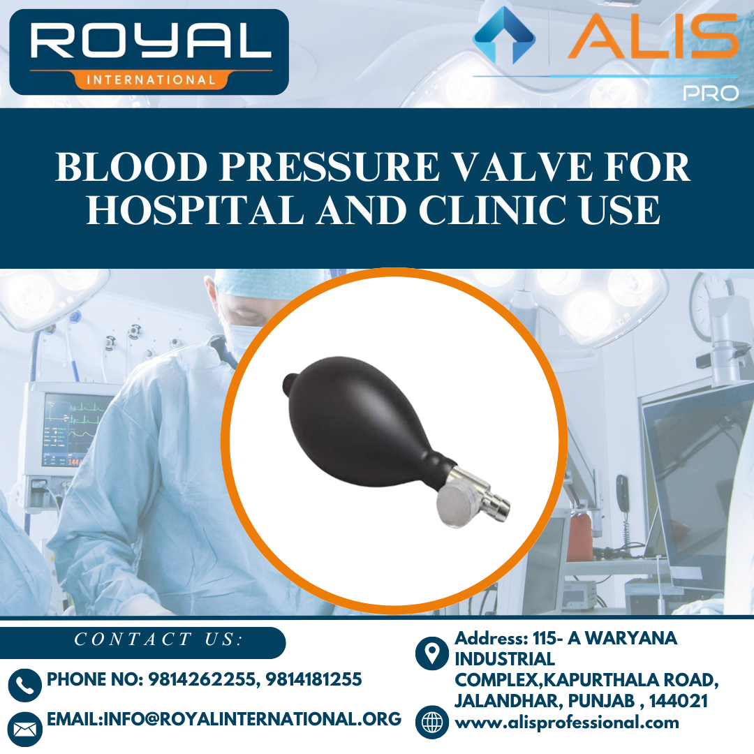 Blood Pressure Valve for Hospital and Clinic use