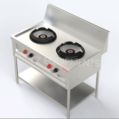 Chinese Two Burner Cooking Range - Automatic Grade: Manual