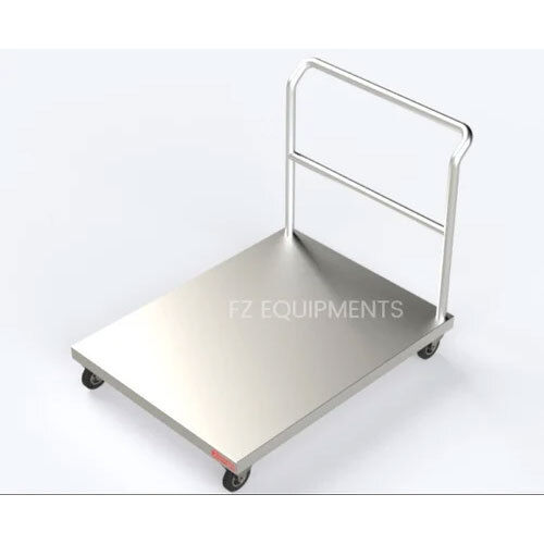 Ss Platform Trolley - Color: Silver