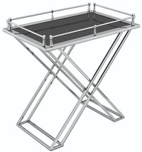 Silver Rectangular Tray Jack Foldable Stainless Steel - Capacity: 10 Kg