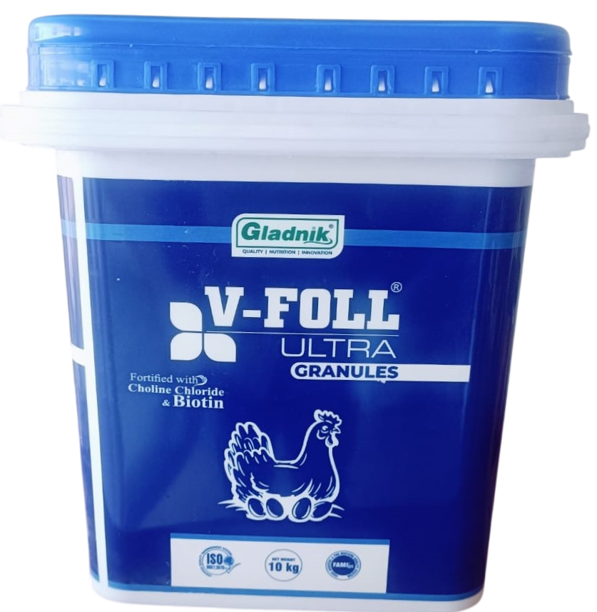 V Foll Ultra Granules 10 Kg enriched with Choline Chloride and Biotin