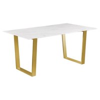 Stainless Steel Dining Table - Color: Grey