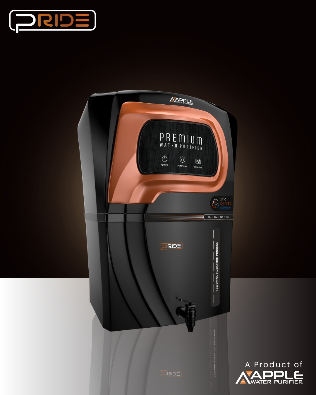Pride Black Ro Cabinet - Application: Water Purifiers