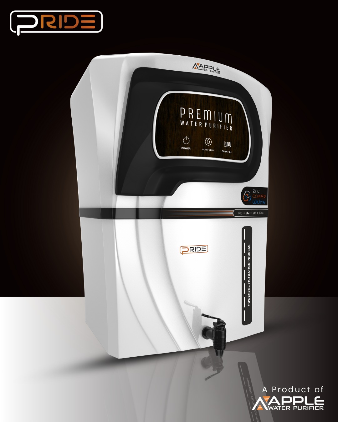 Pride White Ro Cabinet - Application: Water Purifiers