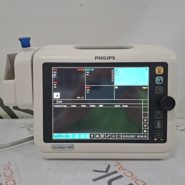 Philips Suresigns Vs4 - Plastic 26cm X 22cm X 14.5cm White | Intuitive Touch-screen Nbp Interval & Spot Check Mode Automated Ehr Data Delivery Quickcapture & Quickcheck Features