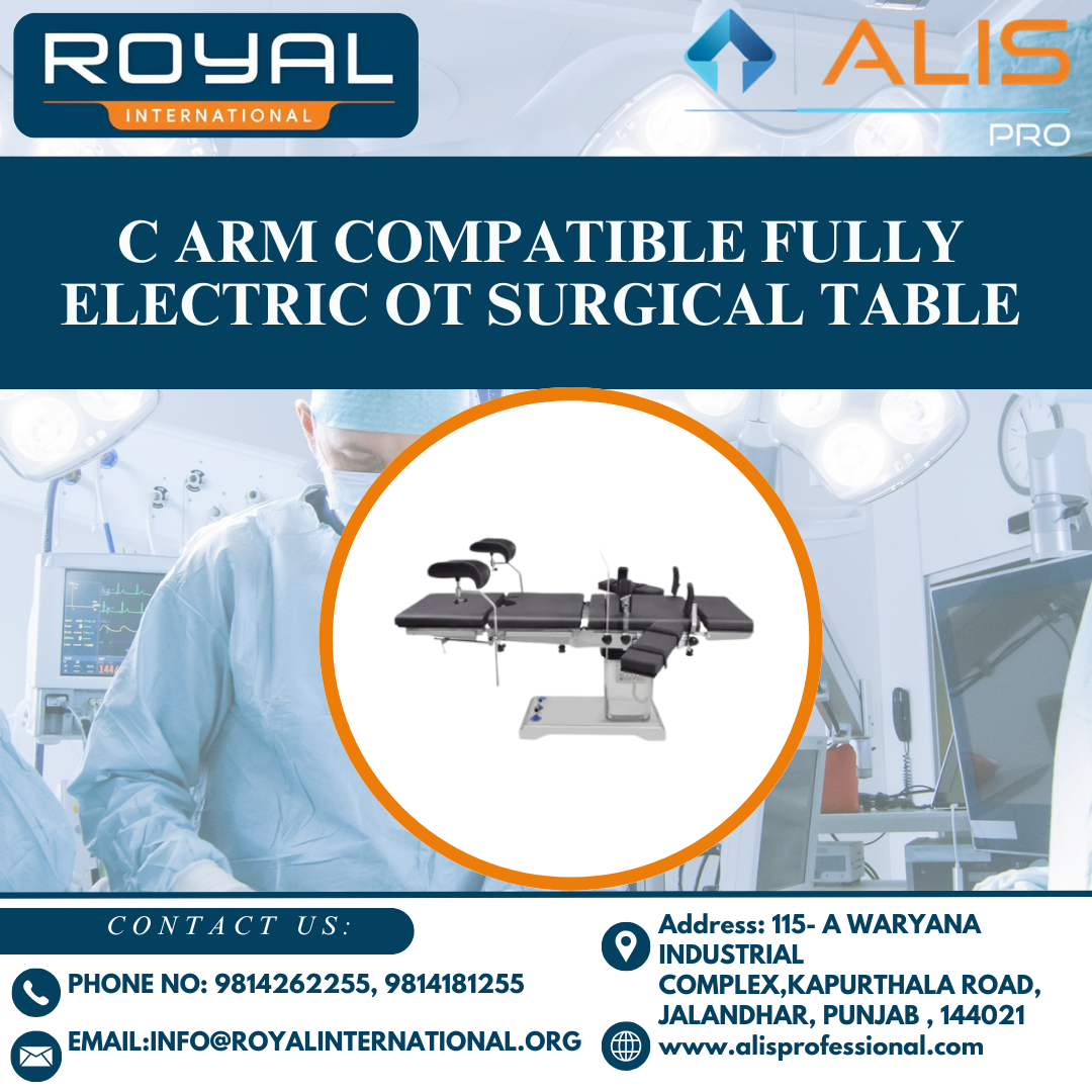 C Arm Compatible Fully Electric Ot Surgical Table