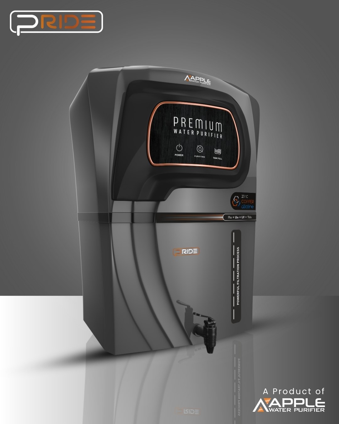 Pride Grey Ro Cabinet - Application: Water Purifiers