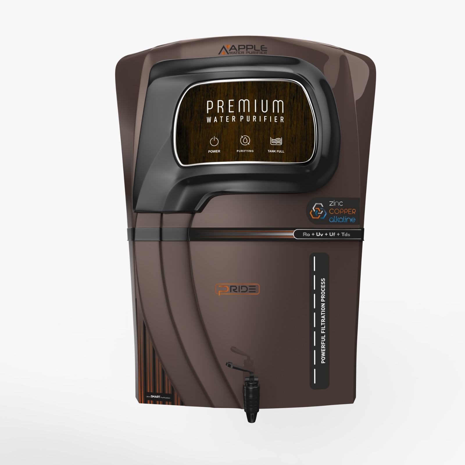 Pride Metallic Brown Ro Cabinet - Application: Water Purifiers