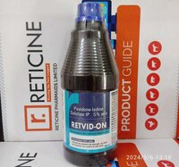 Povidone Iodine Solution - 500ml Sterilizing Liquid | Antiseptic, Safe For Skin Disinfection, Medical Grade