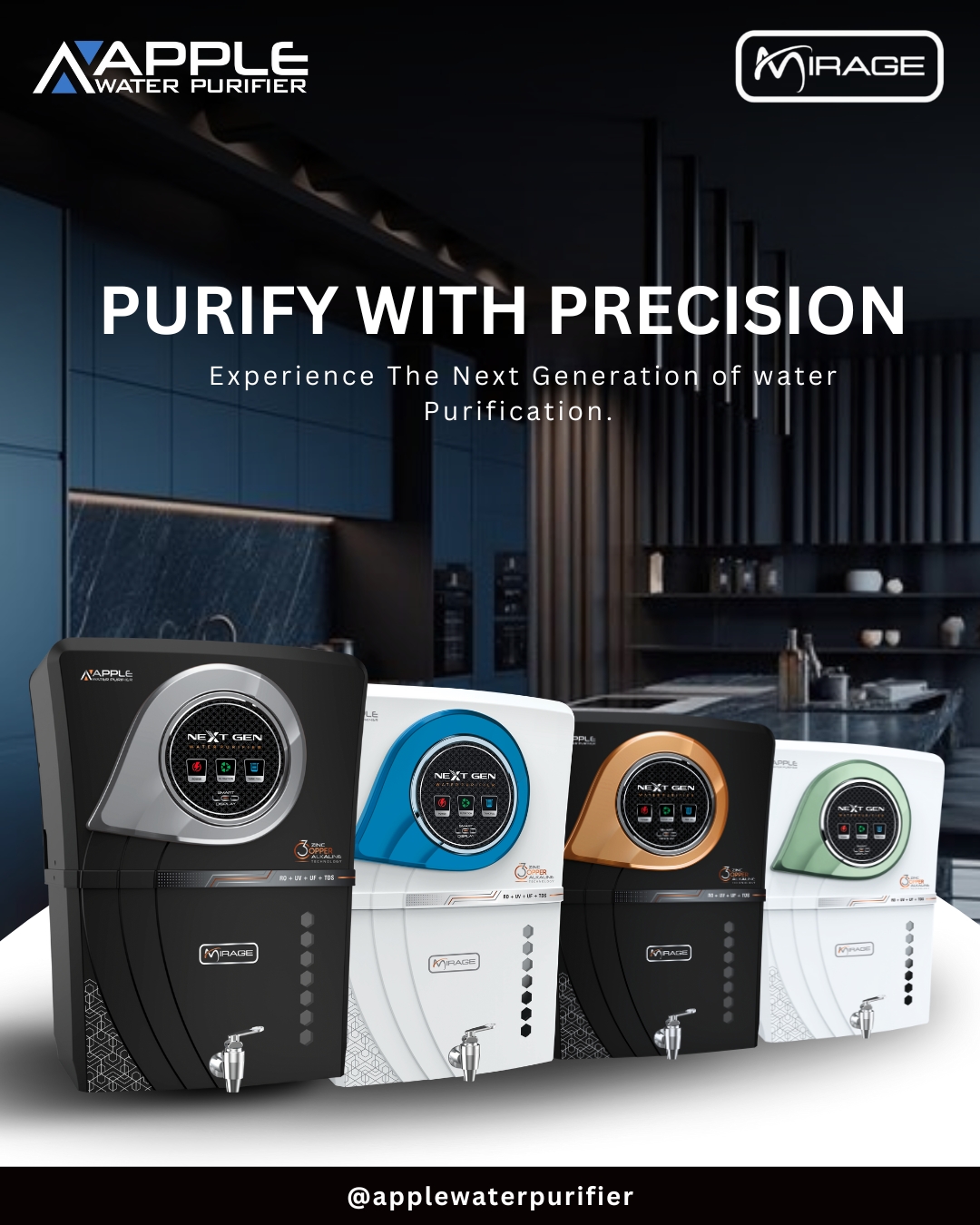 Miraj Black Copper  Ro Cabinet - Application: Water Purifiers