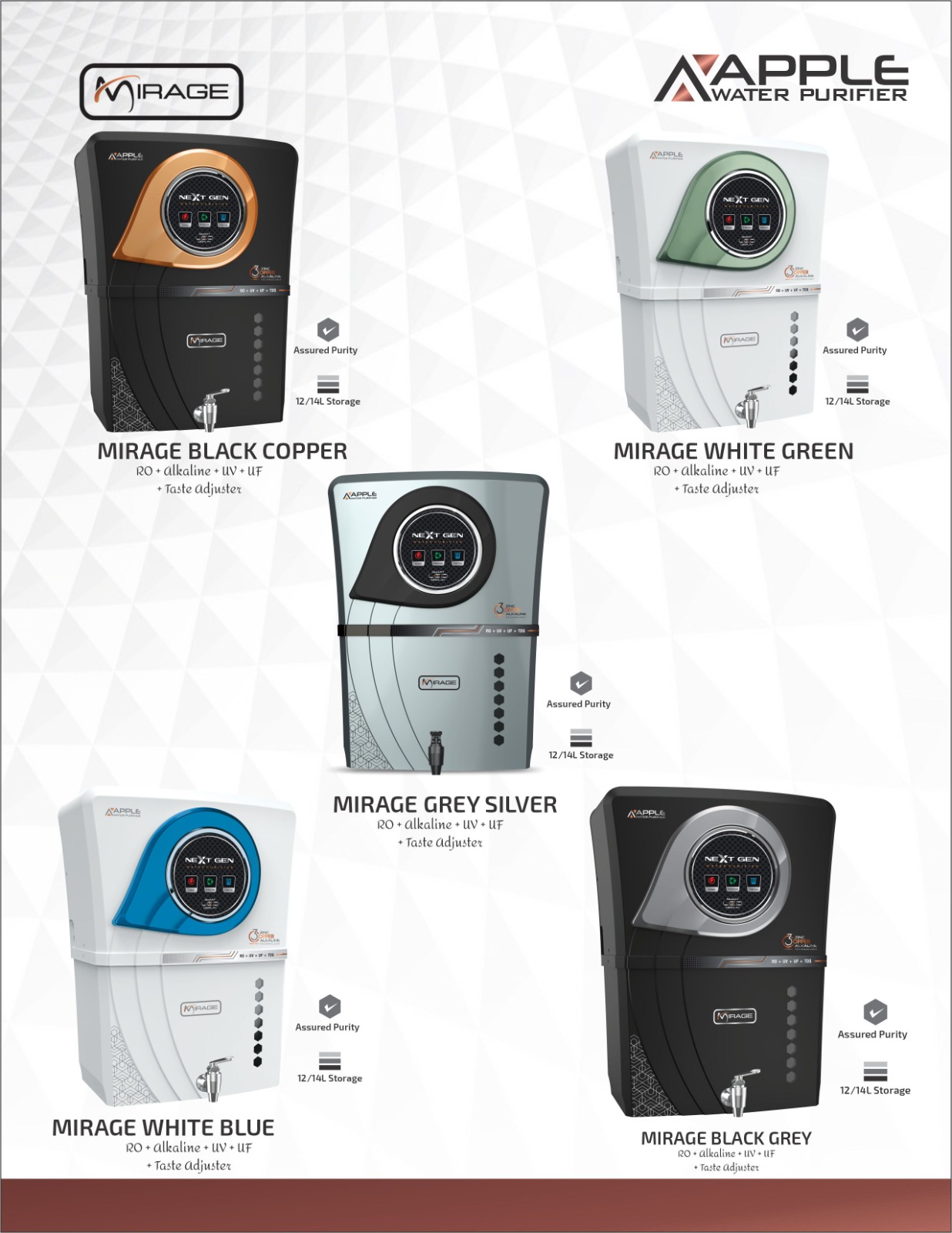 Miraj Black Copper  Ro Cabinet - Application: Water Purifiers