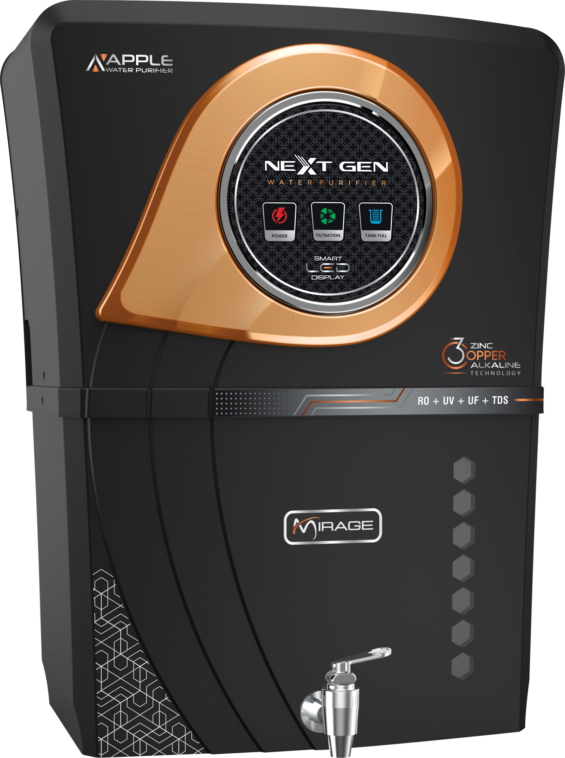 Miraj Black Copper  Ro Cabinet - Application: Water Purifiers
