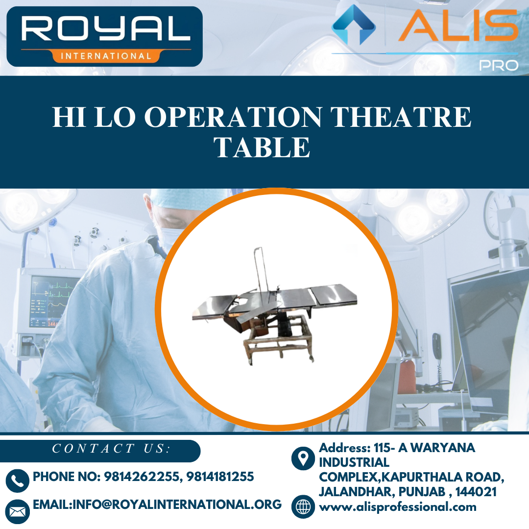 Hi Lo Operation Theatre Table